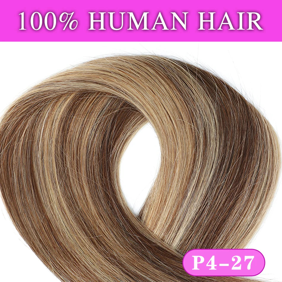 Halo Hair Extensions 100% Human Hair 14-28 Inch Hidden Clips