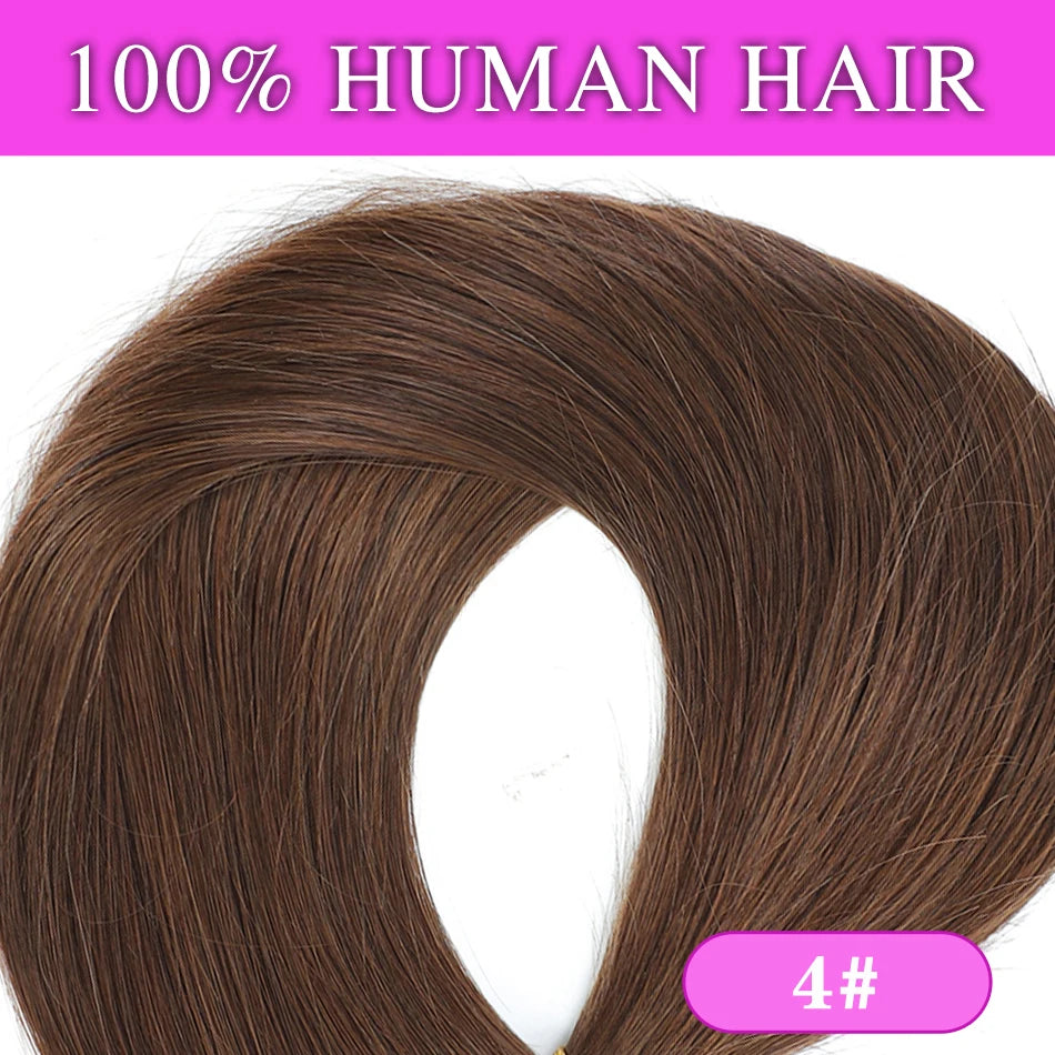 Halo Hair Extensions 100% Human Hair 14-28 Inch Hidden Clips