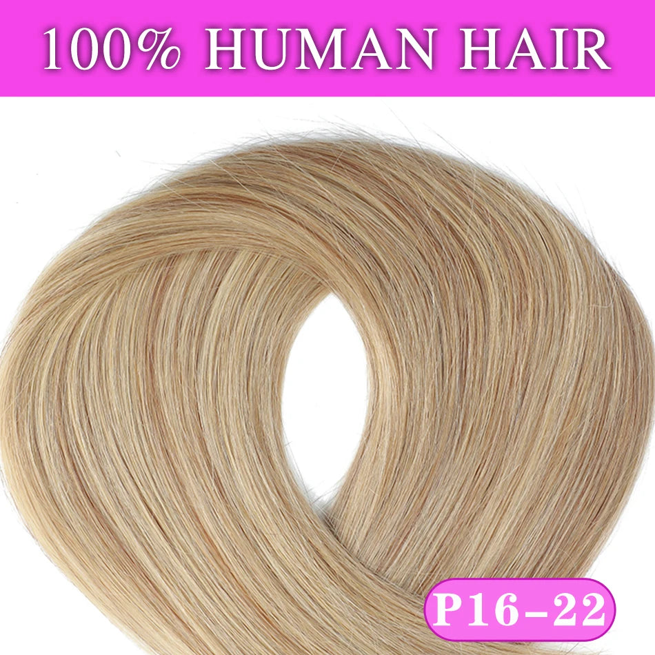 Halo Hair Extensions 100% Human Hair 14-28 Inch Hidden Clips
