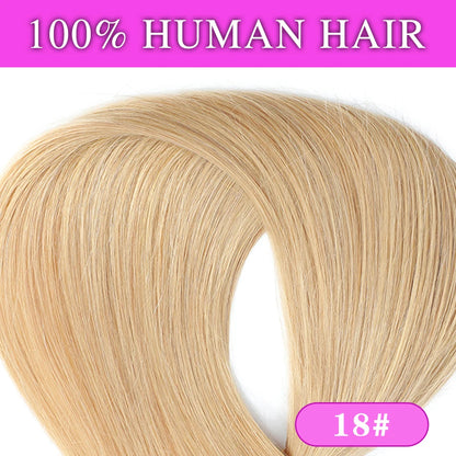 Halo Hair Extensions 100% Human Hair 14-28 Inch Hidden Clips